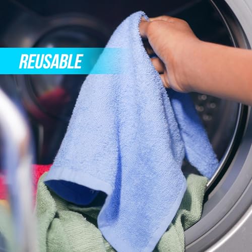 Microfiber Cleaning Cloths Multi-Color 6-Pack - Lint-Free & Durable