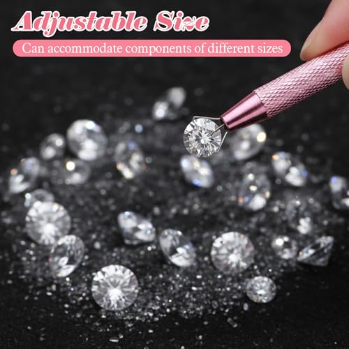 3 PCS Piercing Ball Grabber Tool Kit, Stainless Steel Flat Back Earring Applicator