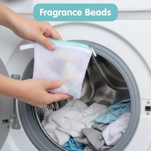Bruislard 5-Piece Small Mesh Laundry Bags for Delicates with Zipper