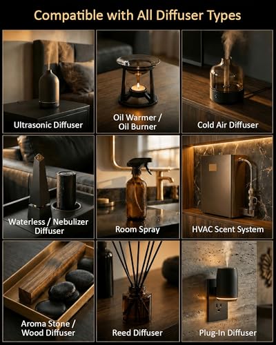 TYYXH Hotel Diffuser Oil - Citrus, Vanilla, Cedar Scent - 3.38 Fl Oz
