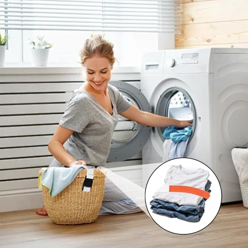 Multicolor Nylon Laundry Strap with Writable Label & Quick Release Buckle
