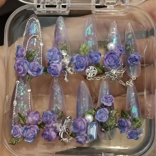 3D Flower Silicone Nail Art Mold for Gel and Acrylic Rose Embellishments
