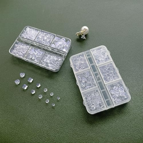 Clear Silicone Earring Backs – 6 Styles, Hypoallergenic & Secure