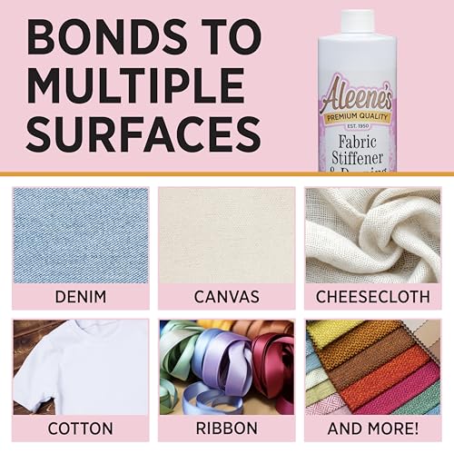 Aleene's Fabric Stiffener - Quick Drying, Nontoxic, 8 oz