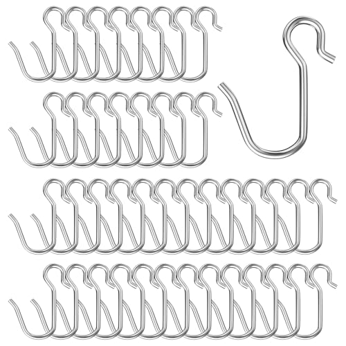 42PCS Curtain Hooks for Pleated Drapes - Durable Drapery Pins