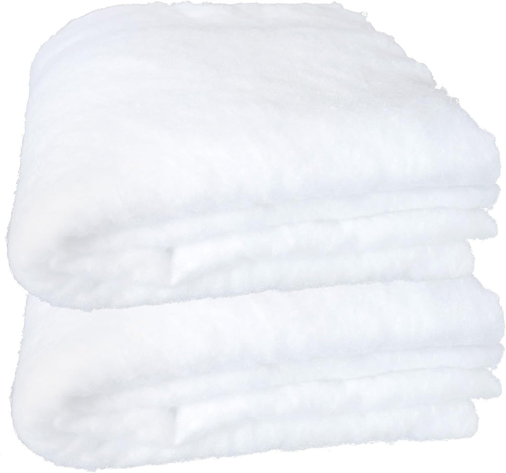 Skiennix Fake Snow Blankets - Perfect for Christmas Village Decor | 31.5 x 94.5 Inches (2 Pcs)