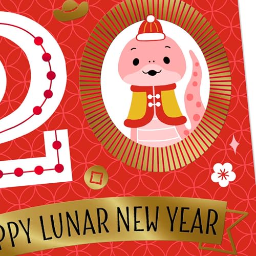 Hallmark 2025 Chinese New Year Card Pack - 6 Cards & Envelopes
