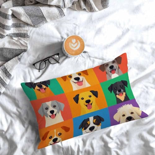 20" x 26" Funny Dog Pillow Case - Soft & Breathable Pillow Cover