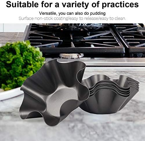 RUVINCE Tortilla Bowl Maker - Nonstick Taco Shell Set of 8 for Perfectly Shaped Salad Bowls