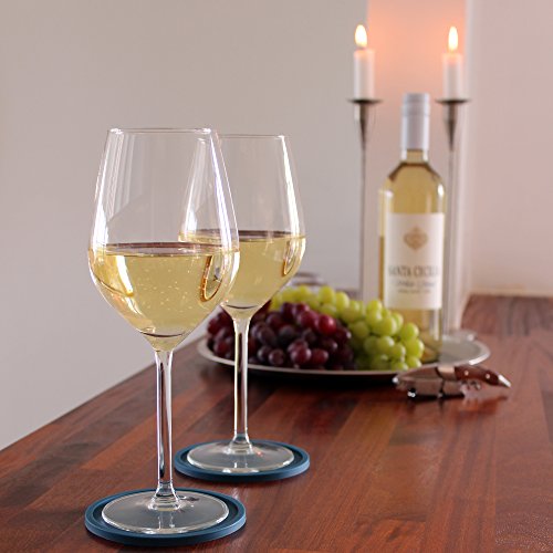Barvivo Silicone Coasters Set of 8 with Holder - Anti-Slip Drink Protectors