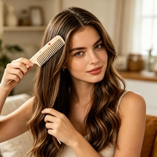 10-Piece Professional Plastic Hair Comb Set for Thick Hair Detangling