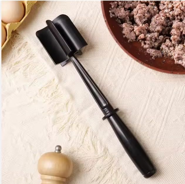 Meat Chopper by [Brand Name] - Premium Heat Resistant Hamburger Grinder for Ground Beef, Chicken & More - Black