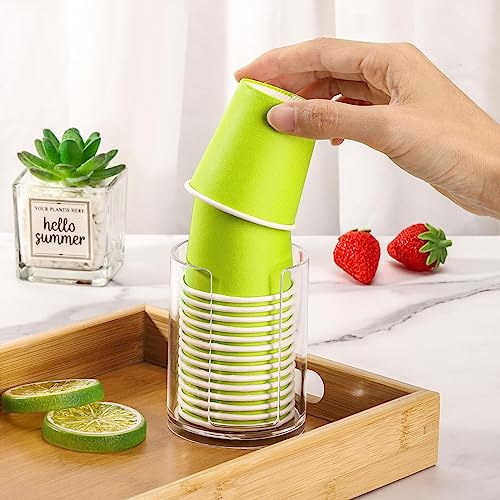 3 Pack Bathroom Cup Dispenser for 3 oz Mouthwash Cups