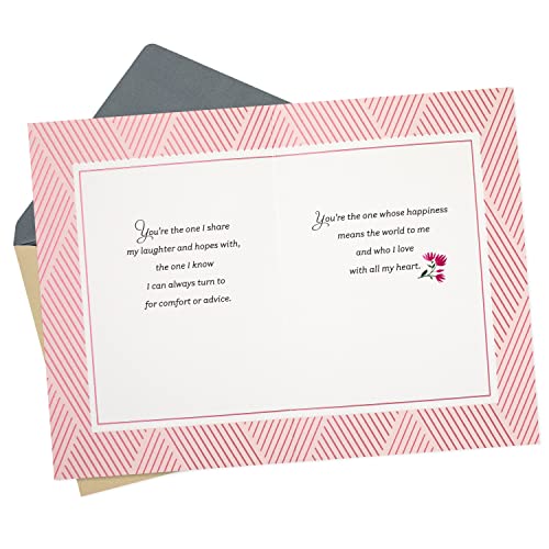 Hallmark Romantic Valentine's Day Card for Her - You're the One