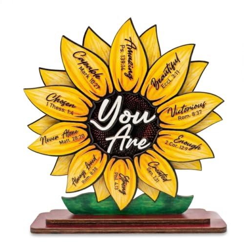 Faith Sunflower Plaque - Heartfelt Gift for Women & Teachers