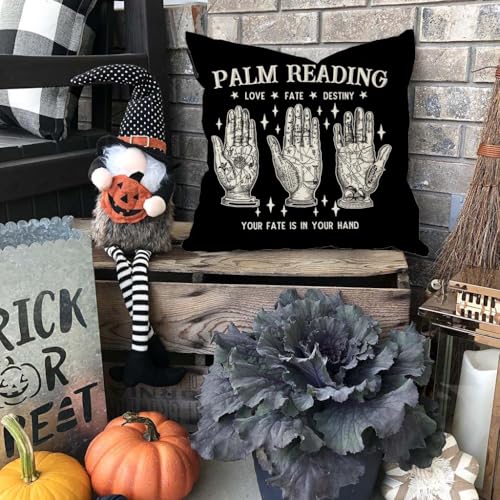 PANDICORN Black Ouija Board Throw Pillow Covers 18x18 - Set of 2