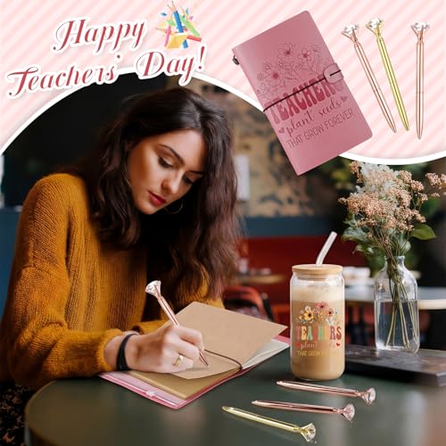 Teacher Appreciation Gift Box Set with Tote, Notebook, Pens & More - Teacher's Day