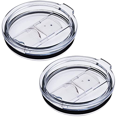 30 oz Spillproof Tumbler Replacement Lids for YETI, Ozark Trail & More – 2 Pack