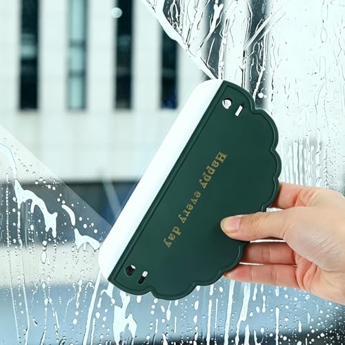 Mini Silicone Squeegees - 6 Pack Water Wiper Scrapers for Home