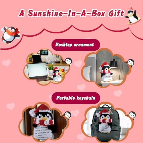 Handmade Crochet Penguin Gift for Couples - Romantic Keepsake