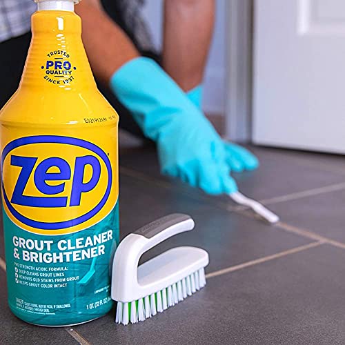 Zep Grout Cleaner and Brightener - 32 oz Pack of 1 for Tile & Grout