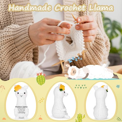 Positive Llama Christmas Gift - Handmade Inspirational Plush for Kids & Adults