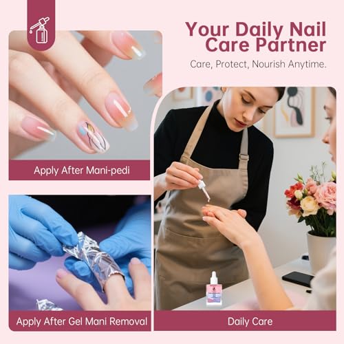 MAGIC ARMOR Cuticle Oil for Nails 15ml - Nail Strengthener with Vitamin E