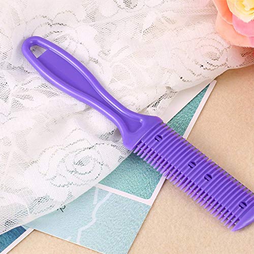AKIRO 3 Pcs Double Edge Hair Thinning Comb & Razor Cutting Tool