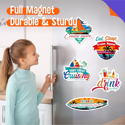 Large Cruise Door Magnets - 10PCS Waterproof Nautical Decor B