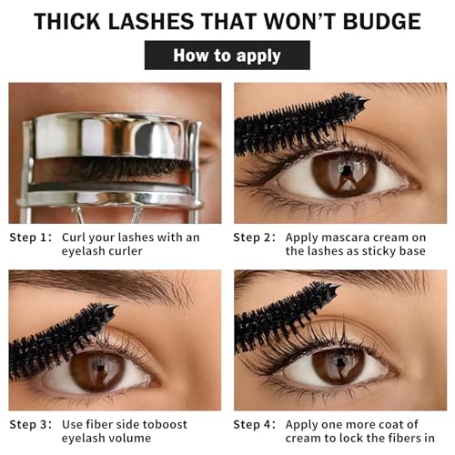 Telescopic Tubing Waterproof Mascara - Lengthening and Volumizing