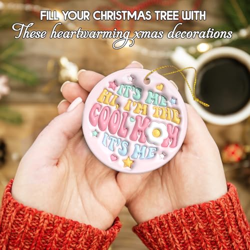 Cool Mom Christmas Ornament 2025 - Unique Holiday Keepsake Gift for Mom