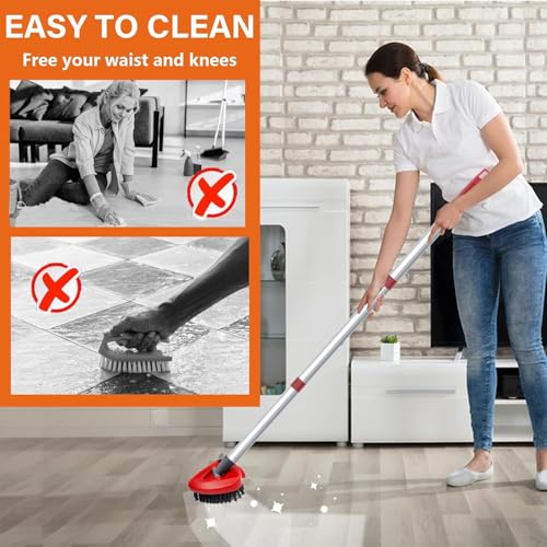 Replacement Mop Base and Scrub Brush for O-Cedar RinseClean 2-Tank System