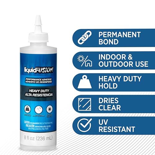 Aleene's Liquid Fusion Craft Glue - 8 oz Waterproof Adhesive
