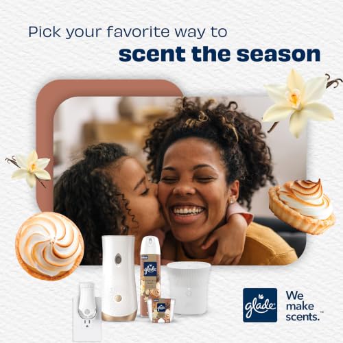 Glade Soft Mist Air Freshener, Vanilla Bean Brulee, 7.3oz - 6 Pack