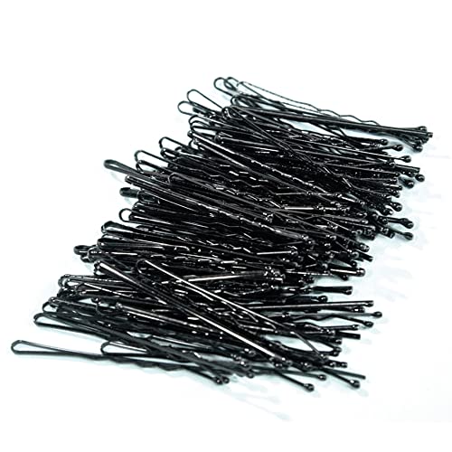 Black Bobby Pins 2 Inch Smooth Finish Hair Pins for Updos (120 Count)