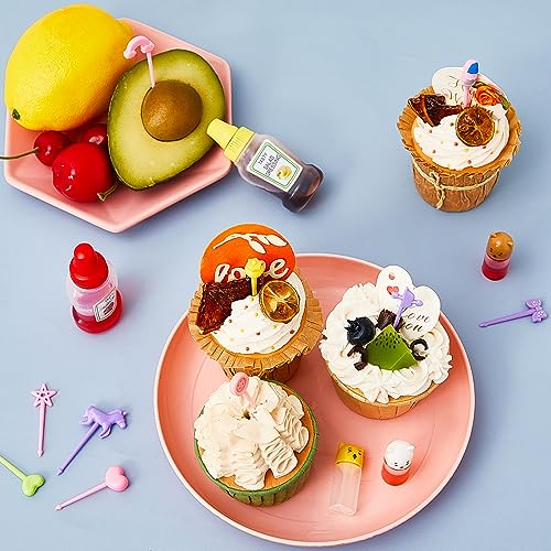 26-Piece Bento Lunch Set with Mini Condiment Bottles & Food Picks