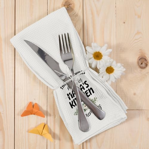 Nana Kitchen Dish Towels - Microfiber, 16x24in, Stylish & Versatile Gifts