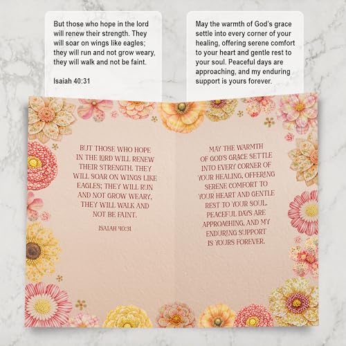 Get Well Soon Religious Card - Premium Eco-Friendly Design