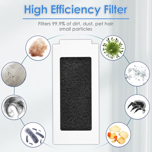COWINORY 6 Pack HEPA Replacement Filters for ECOVACS DEEBOT & Yeedi M12 Pro+