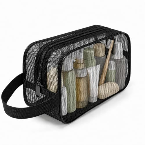 Mesh Shower Caddy Bag - Portable and Quick-Dry for Gym & Dorm