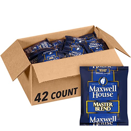 Maxwell House Master Blend Ground Coffee, 1.25 oz Pack of 42