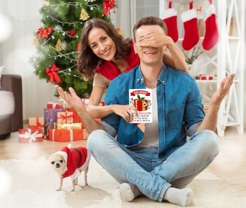 Funny Christmas Birthday Card with Envelope - 4x6 Size