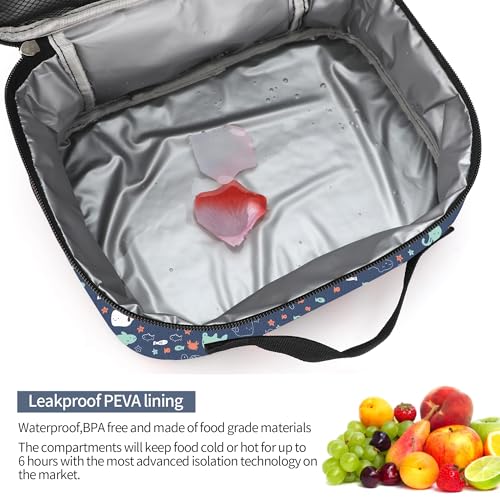 Kids Insulated Lunch Box Cooler Bag for School & Travel