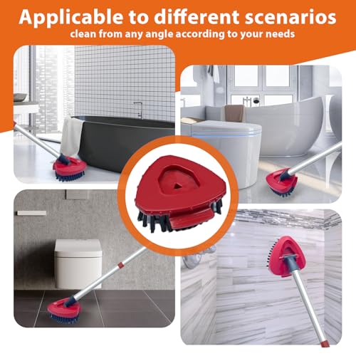 Replacement Scrub Brush Heads for O-Cedar RinseClean Mop - 2 Pack