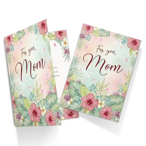 Premium A5 Mom Birthday Card with Floral Watercolour Design
