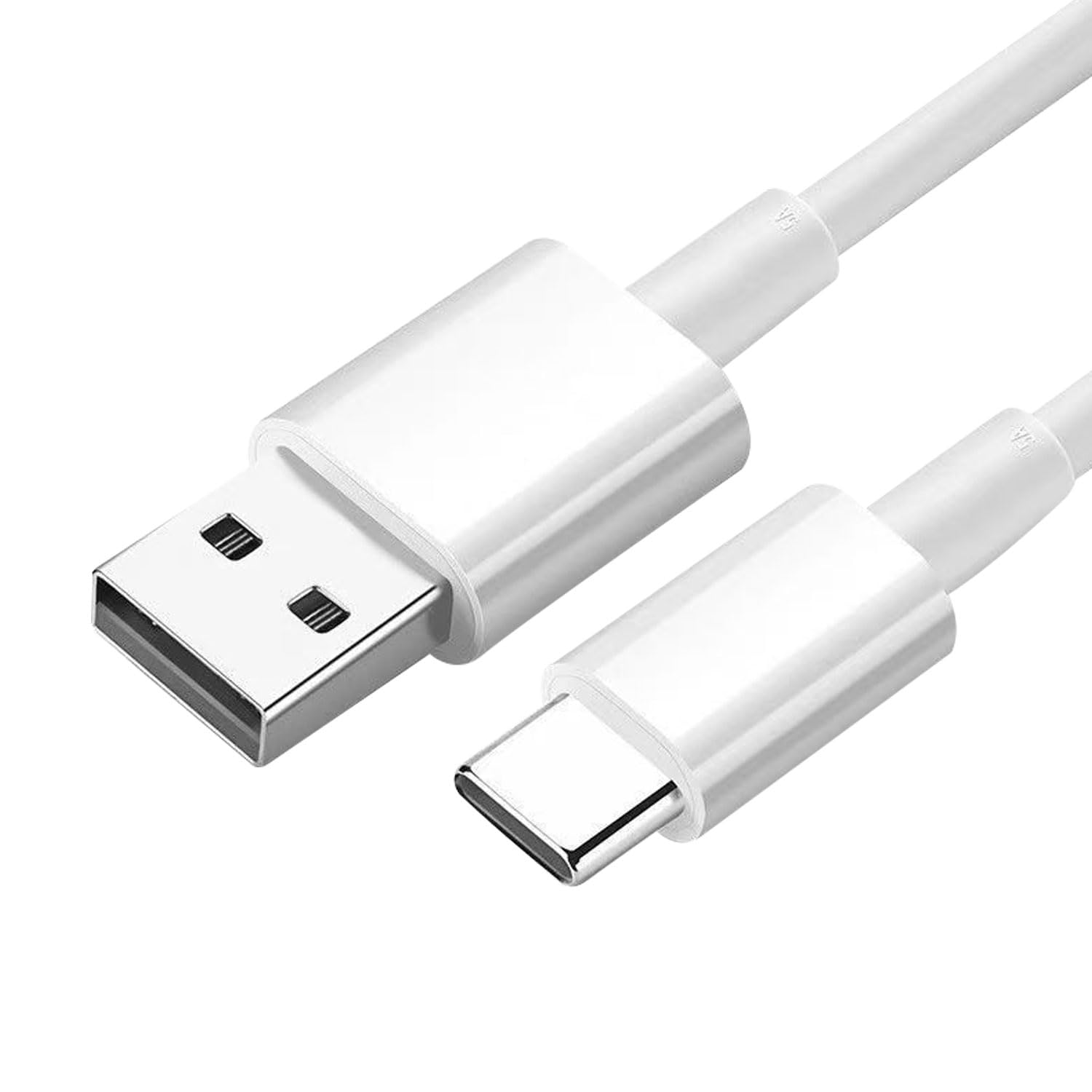 PlayHot USB A to USB C Cable - 1.6 ft Handheld Fan in Sleek White Design