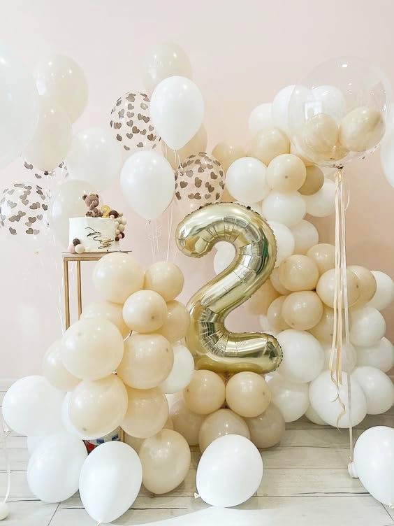Number 6 Balloon - 40 Inch Light Gold Birthday Decoration for Boys & Girls | Perfect for 6th Birthday Celebrations