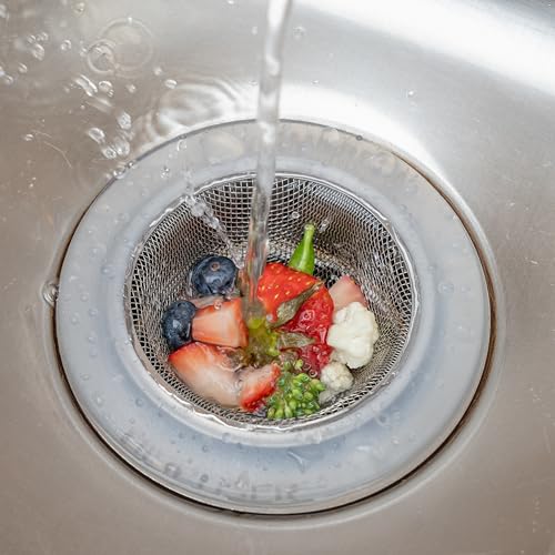 GoodCook Stainless Steel Fine Mesh Sink Strainer for Kitchen Drain