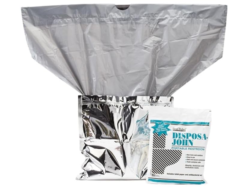 Portable Toilet Kit for Travel & Emergencies - 3 Pack