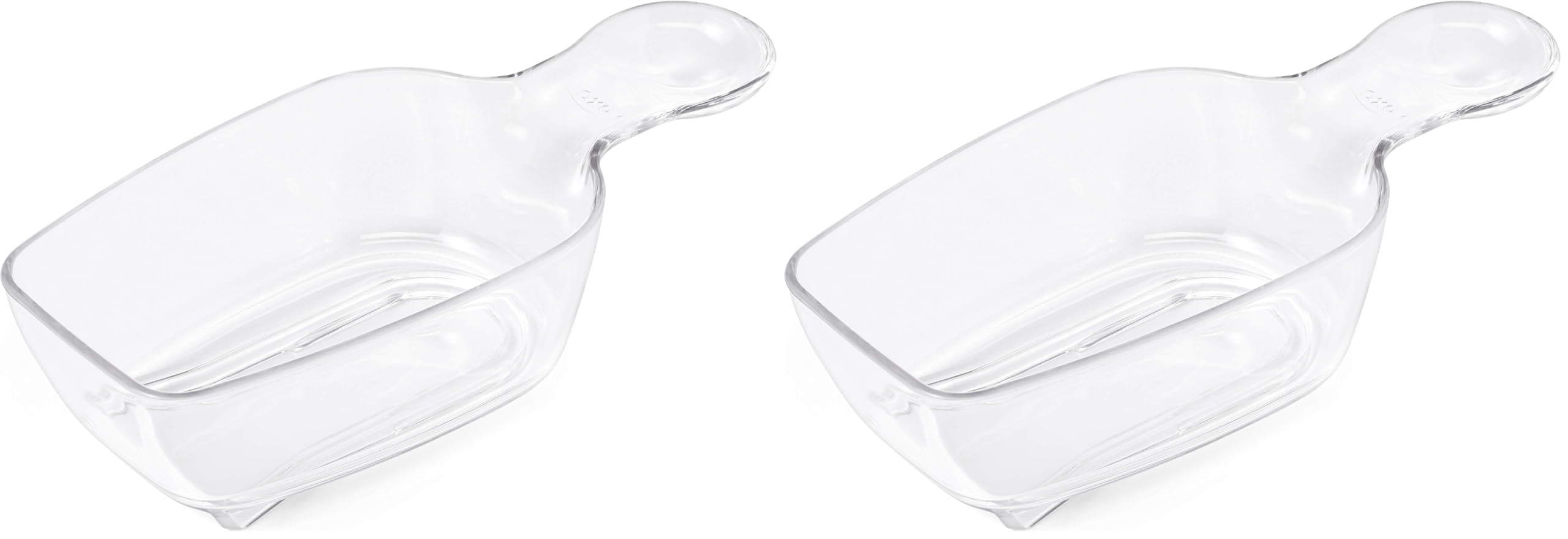 OXO Good Grips POP Container 1/2 Cup Scoop, Clear (Pack of 2)